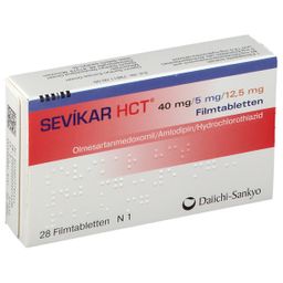 SEVIKAR HCT® 40mg/5mg/12,5mg