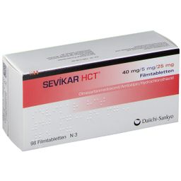 SEVIKAR HCT® 40mg/5mg/25mg