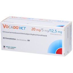 Vocado®HCT 20 mg/5 mg/12,5 mg