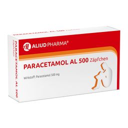 Paracetamol AL 500 Zäpfchen bei akuten Schmerzen und Fieber