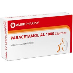 Paracetamol AL 1000 Zäpfchen bei akuten Schmerzen und Fieber