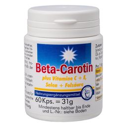 Beta Carotin Kapseln + Vitamin C + E