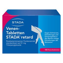 Venen-Tabletten STADA® retard, Pflanzliches Venenmittel zur unterstützenden Behandlung von Beschwerden in den Beinvenen