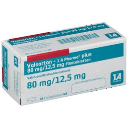 Valsartan 1A Plus 80/12.5