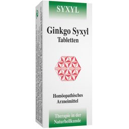 SYXYL GINKGO Tabletten hergestellt nach dem homöopathischen Arzneibuch.