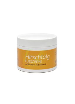 Hirschtalg Fusscreme mit Rosmarin und Salbeiöl