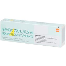 HAVRIX 720 Kinder Inj.-Susp.i.e.Fertigspritze