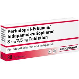 Perindopril/Erbumin/Indapamid-ratiopharm® 8 mg/2,5 mg