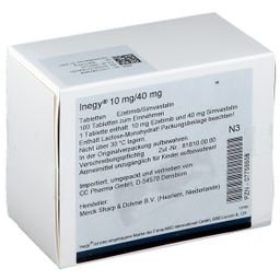 Inegy 10 mg/40 mg
