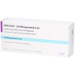 MIRCERA 30 Mikrogramm/0,3 ml Inj.-Lsg.i.e.F.-Sp.