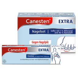 Canesten® EXTRA 2-Phasen-Kurztherapie-Set bei Nagelpilz