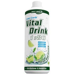Best Body Nutrition Low Carb Vital Drink, Grüntee-Limette