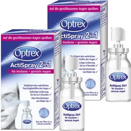 Optrex ActiSpray 2in1 für trockene und gereizte Augen Doppelpack