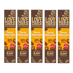 LOVECHOCK Pecan Meersalz 80% Kakao