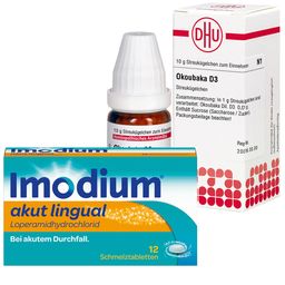 Reise-Set Imodium akut lingual + Okoubaka D3