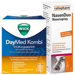 Schnupfenset WICK DayMed Kombi + NasenDuo Nasenspray ab 12 Jahre