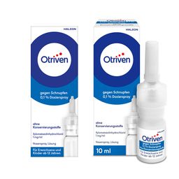 Otriven gegen Schnupfen 0,1 % Dosierspray ohne Konservierungsstoffe