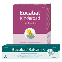 Set Eucabal® Kinderbad mit Thymian + Eucabal®-Balsam S