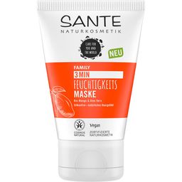 SANTE Family Naturkosmetik 3 Min Feuchtigkeits Maske Bio-Mango & Aloe Vera