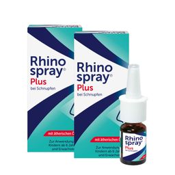 Rhinospray Plus 2x 10ml | befreit die Nase, lindert Schwellungen und erfrischt sanftg