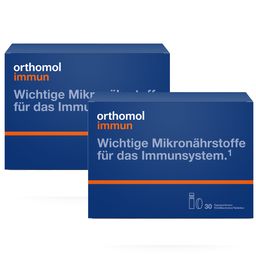 Orthomol Immun - Mikronährstoffe zur Unterstützung des Immunsystems - mit Vitamin C, Vitamin D und Zink - Trinkampullen/Tabletten