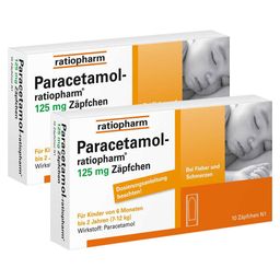 Paracetamol-ratiopharm® 125 mg Zäpfchen