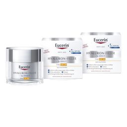 Eucerin® Hyaluron-Filler + 3x Effect Tagespflege LSF 30 – Anti-Aging Tagescreme mit Hyaluronsäure, glättet Falten und schützt mit Lichtschutzfaktor 30