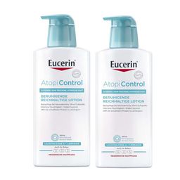 Eucerin® AtopiControl Beruhigende Reichhaltige Lotion beruhigt die Haut bei Neurodermitis