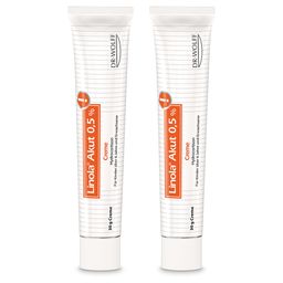 Linola Akut 0,5% - Hydrocortison Creme bei leicht entzündeter Haut, Sonnenbrand oder Mückenstichen