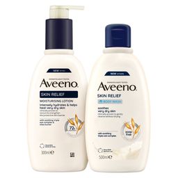 Aveeno® Skin Relief Körperlotion & Pflegedusche mit 3-fachem Haferkomplex