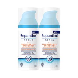 Bepanthol® DERMA Feuchtigkeitsspendende Gesichtscreme mit LSF 25, Gesichtspflege für empfindliche und trockene Haut, dermatologisch getestete Feuchtigkeitscreme mit Dexpanthenol