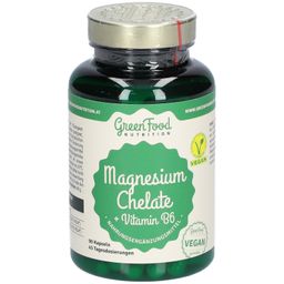 GreenFood Nutrition Magnesium Chelate + Vitamin B6
