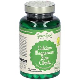 GreenFood Nutrition Calcium Magnesium Zink Citrate