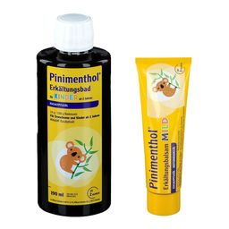 Pinimenthol® Erkältungsbalsam mild und Pinimenthol® Erkältungsbad für Kinder ab 2 Jahren