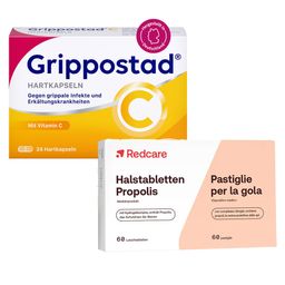 GRIPPOSTAD® C + Redcare Halstabletten Propolis