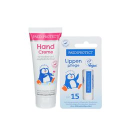PAEDIPROTECT Handcreme + Lippenpflege mit LSF 15