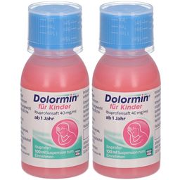 Dolormin für Kinder Ibuprofensaft 40 mg/ml bei Fieber und Schmerzen