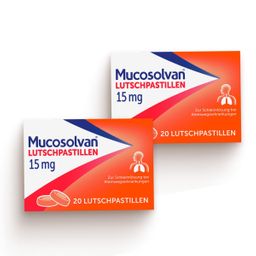 Mucosolvan Lutschpastillen 2x 20 Stk. | lösen Schleim und erleichtern das Abhusten