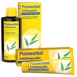 Pinimenthol® Erkältungsbad + Pinimenthol® Erkältungssalbe