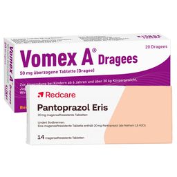 Vomex A® Dragees + Redcare Pantoprazol Eris