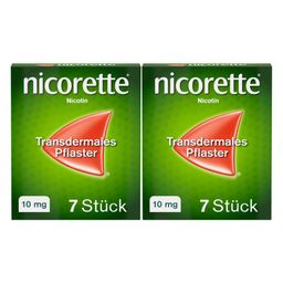nicorette TX Pflaster mit 10 mg Nikotin zum Rauchen aufhören