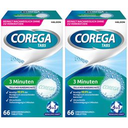 Corega TABS 3 Minuten, für herausnehmbaren Zahnersatz/ dritte Zähne