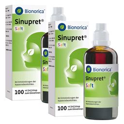 Sinupret® Saft - für Kinder bei festsitzendem Schnupfen