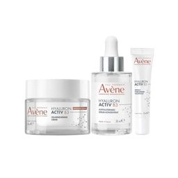 Avène Hyaluron Activ B3: Festigende Tagescreme + Aufpolsterndes Serum-Konzentrat + Dreifach korrigierende Augenpflege