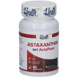 HEALTH+ Astaxanthin Kapseln – veganes Antioxidans aus Algen