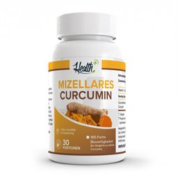 HEALTH+ Mizellares Curcumin – hoch bioverfügbares Kurkuma-Extrakt