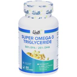 HEALTH+ SUPER OMEGA 3 TRIGLYCERIDE FISCHÖL