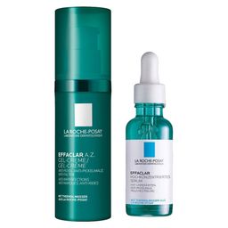 La Roche Posay Effaclar A.Z. Gel-Creme + La Roche Posay EFFACLAR Hochkonzentriertes Serum für das Gesicht