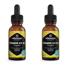 Vitamaze Vitamin D3 + K2 Tropfen hochdosiert
