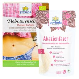 Govinda Bio Flohsamenschalen + Govinda Akazienfaser